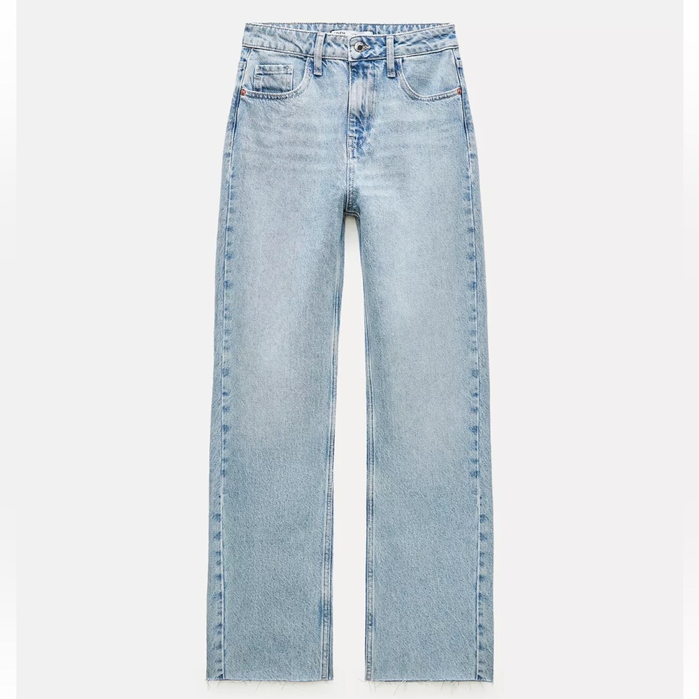 Zara High Rise Z1975 Straight Leg Jean - size 29